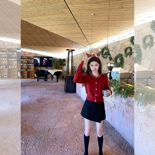 Madofit Madou/Kewpie Doll Love God God Callow Flower Little Pearl Мягкий клейкий пот свитер Caddy