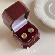 Walden Lake ins Wind gentle girl small shining simple everyday diamond-studded gem earrings earrings