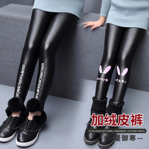 6 girls plus velvet pants Winter Children 4 nv bao bao san 5 six seven eight 9 year-old little girl zi yang gas leggings