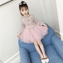 2021 spring and autumn girls dress Princess skirt 4 baby girl 3 four 5 six seven 8 90 years old girl Foreign