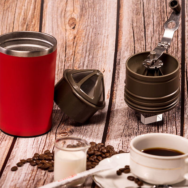 Find Curl's portable hand Coffee Bean grinding machine Home Small now-grinding Flush Travel Mini-Integrated Cup