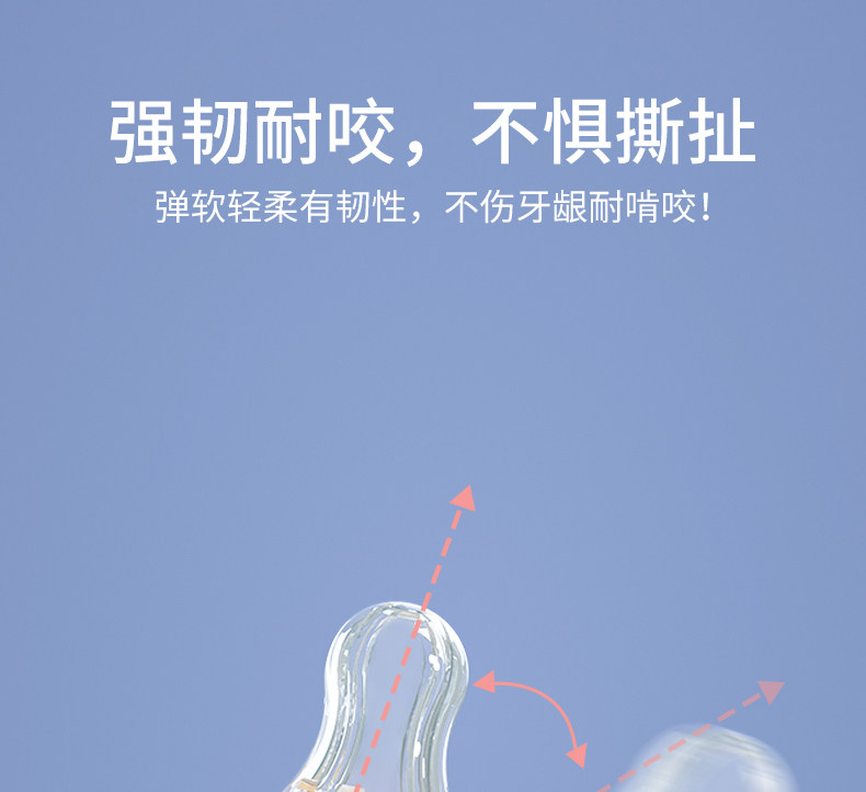 Соска bestborn婴儿硅胶奶嘴彷真母乳实感新生儿宽口径十字孔圆孔