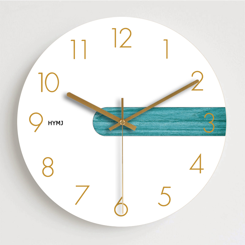 Modern simple fresh avant-garde watch Living room wall clock Creative Nordic mute personality Bedroom large quartz clock