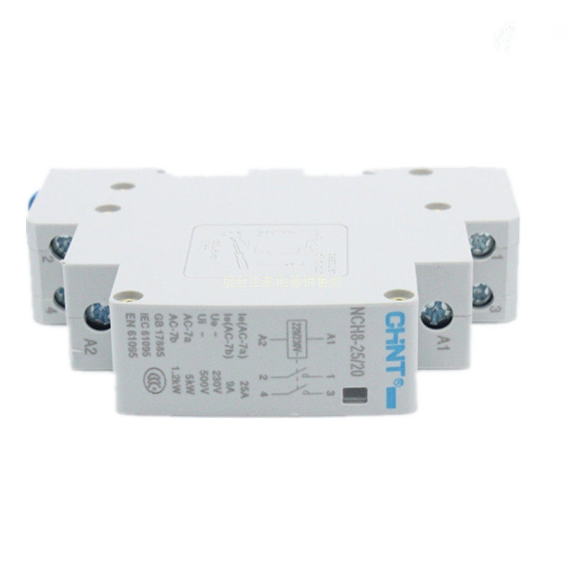 Zhengtai AC contactor Home contactor NCH8-25 20220 V 25A Two-normal open