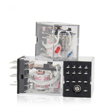 Chint mini relay JZX-22F(D) 4Z AC220 AC24DC24 HH54P MY4NJ with light