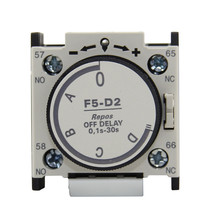 Chint air delay head AC contactor delay head power failure delay F5-D2