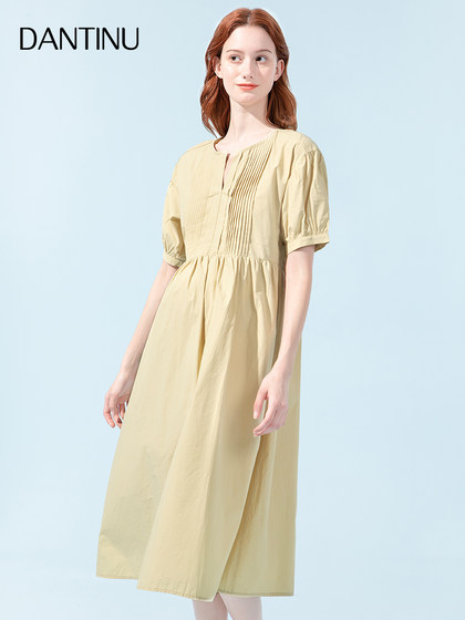 孕妇裙夏款2025新款夏装连衣裙高级感大码小个子宽松中长款女夏季