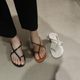 Koike in Seoul 2023 spring and summer new set of toe comfortable casual flat bottom retro comfortable age-reducing ins trendy sandals