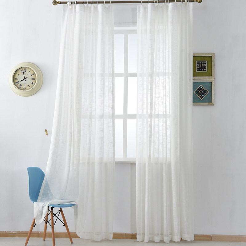 Livable impression Modern curtain window curtain window dressing room bedroom study finished product customized floating window