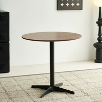 60 круглых орех цвет-колонна черный-D01