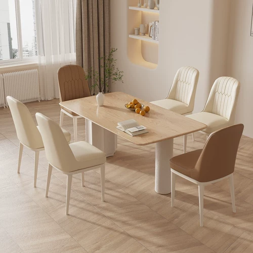 Кремовый ветровой обеденный стул Минималистский современный домашний старший чувствительный табурет дизайнерский стул для макияжа домашнее кресло -стул