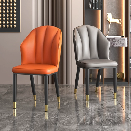 Простой современный легкий роскошный обеденный стул Скандинавский стул со спинкой простой стул домашний стул для столовой мягкая упаковка косметический табурет обеденный стол и стулья