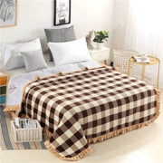 giường bông là phiên bản một mảnh bìa lại rửa sạch bông-len mùa tinh pad bìa pad giường đôi AB - Trải giường