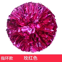 Кольца плюс густая роза красный