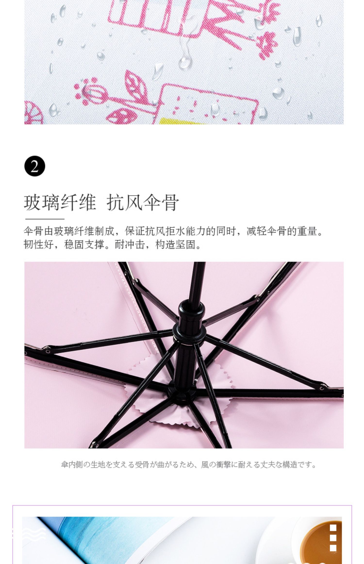 日本 Mabu 轻量6骨 降温8度防晒晴雨伞 双重优惠折后￥28包邮包税