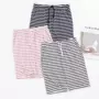 Quần pyjama nữ mùa hè sọc quần short cotton modal quần nhà cỡ lớn rộng năm quần mỏng phần thoáng mát - Quần tây quan lot nam