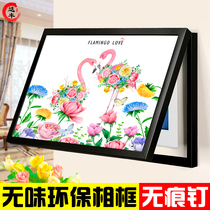 Electric meter box decorative painting modern simple shielding distribution box Nordic living room power box switch box no punching