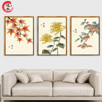 24 Twenty-four solar terms living room decoration painting modern simple new Chinese dining room living room hanging painting Chinese ancient wind wall painting