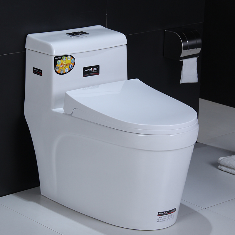 Home Flush Toilet Bathroom Cleaning Appliance Toilet Ultra-Swirling Siphon Water Saving Silent Sitting Toilet Small Household Type Toilet Bowl