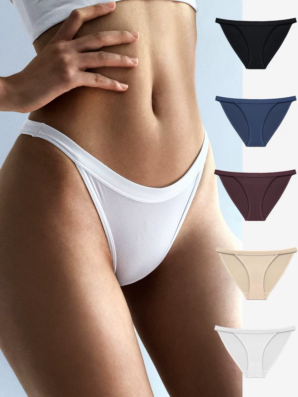 Silk sexy comfortable pants, breathable solid shorts, European style, simple cut, plus size