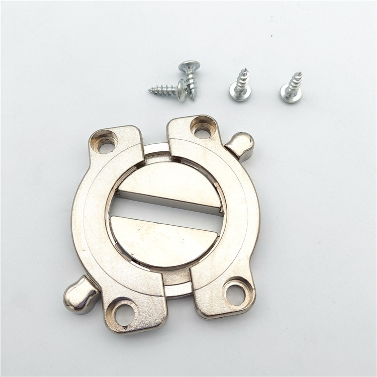 Desktop splicing hardware fast fitting thick solid office desktop combined floor plate stealth fastening button