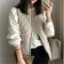 2019 mới mùa thu và mùa đông ngắn vest cotton nữ phiên bản Hàn Quốc ngắn của phần mỏng mùa xuân không có cổ áo bên trong vest vest