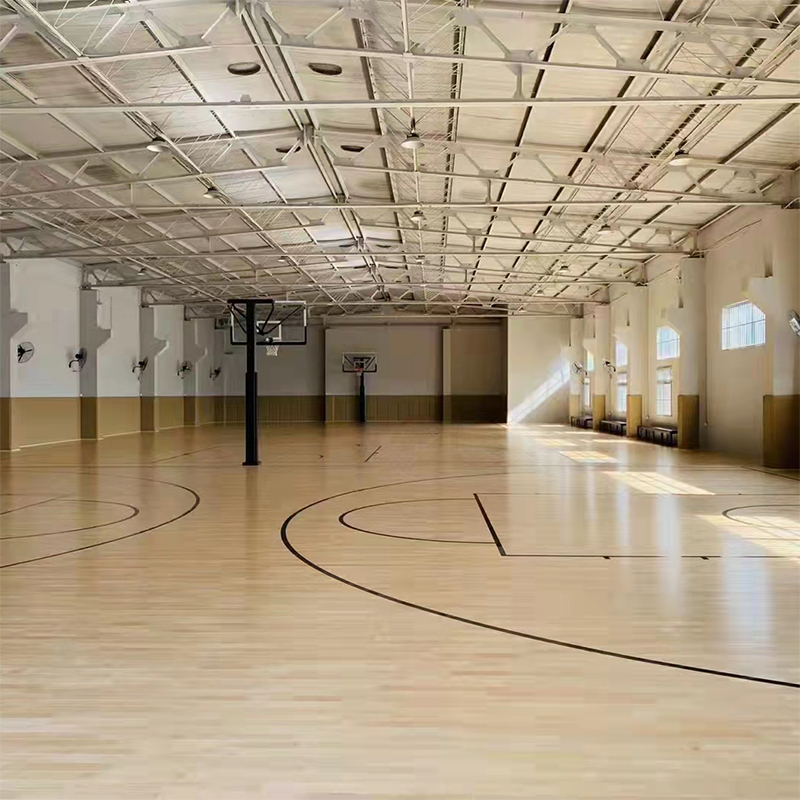 Basketball Hall Special Sports Wood Wood Wood Grain Indoor Gymnasium Badminton Court Feather stadium Dance room solid wood suspended floor