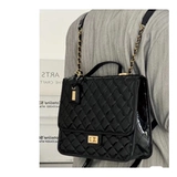 Рюкзак, портативная сумка через плечо, изысканный стиль, в западном стиле, в стиле Шанель