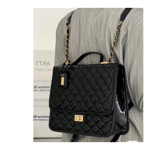 Рюкзак, портативная сумка через плечо, изысканный стиль, в западном стиле, в стиле Шанель