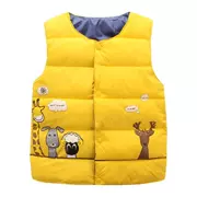 Áo vest 5 trẻ em 6 bé trai mùa thu và mùa đông mặc 7 áo 8 bé trai 9 áo cotton xuống 10 áo khoác mùa đông 12 tuổi 15