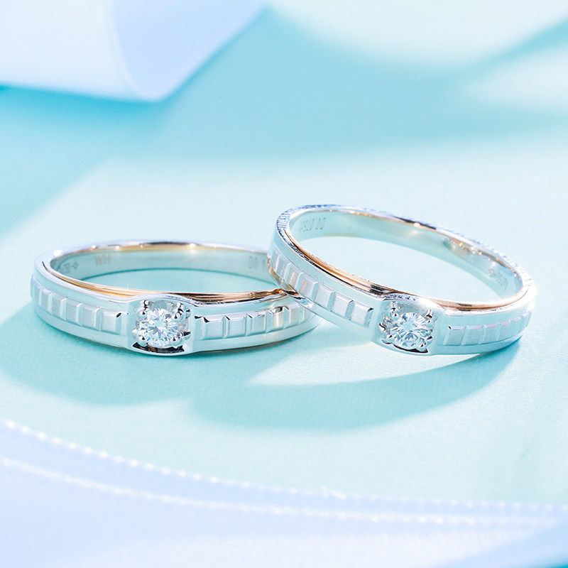 18K platinum diamond ring bicolor diamond ring coursework Custom Platinum male and female couples are married to the withdrawal brief 