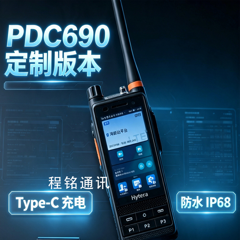 Hytera Pdc690 Walkie-Talkie Amateur Licensed Radio Type-C Charging Multi-Mode Walkie-Talkie Pdc680 Upgrade