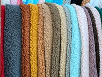 (Bubble suede cloth material) 1-24#纯色加厚秋冬睡衣里布保暖外套玩具DIY毛绒料