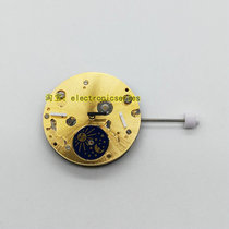 Brand new gold ISA9231 quartz movement 3 9 small seconds 6-point lunar-phase watch accessory multifunction electronic watch