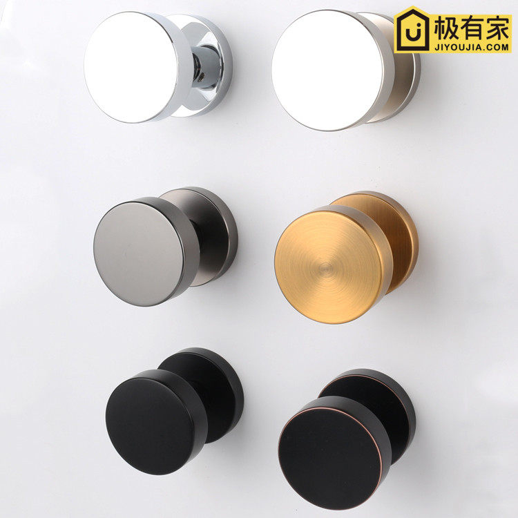 Ythyme Invisible Door Lock Darklock Single Face Concealed Spherical Lock Background Wall Solid Door Handle Bedroom Door Lock