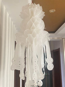 Plastic Phoenix Tail Lanterns, Qingming Hanging Lanterns, Memorial Lanterns, Memorial Supplies, White Memorial Lanterns,