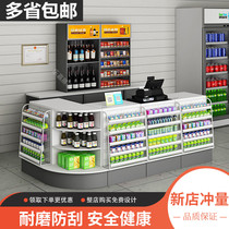 Smoke Counter Tobacco Cabinet Convenience Store Collection Silver Desk Corner Childrens Clothing Store Clothes Shop Creative Catering Shop Ins Cashier Table