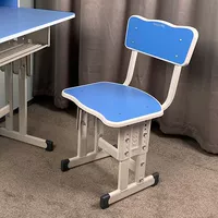 Стул школьный одноместный [синий]