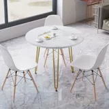 Круглый стол, обеденный стол, обеденный стул, комбинация стола для переговоров и стульев, современный простой балкон, небольшой журнальный столик, обеденный стол для маленькой квартиры, дома