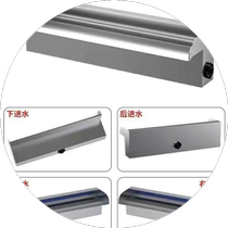 Stainless steel waterfall outlet flow channel flow wall water curtain water feature wall decoration landscape fish pond garden courtyard