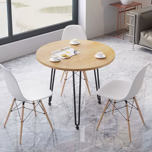 Круглый стол, обеденный стол, обеденный стул, комбинация стола для переговоров и стульев, современный простой балкон, небольшой журнальный столик, обеденный стол для маленькой квартиры, дома