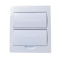 Distribution box panel cover electric meter box plastic outer cover household all-white electric box cover 10 12 15 18 circuits