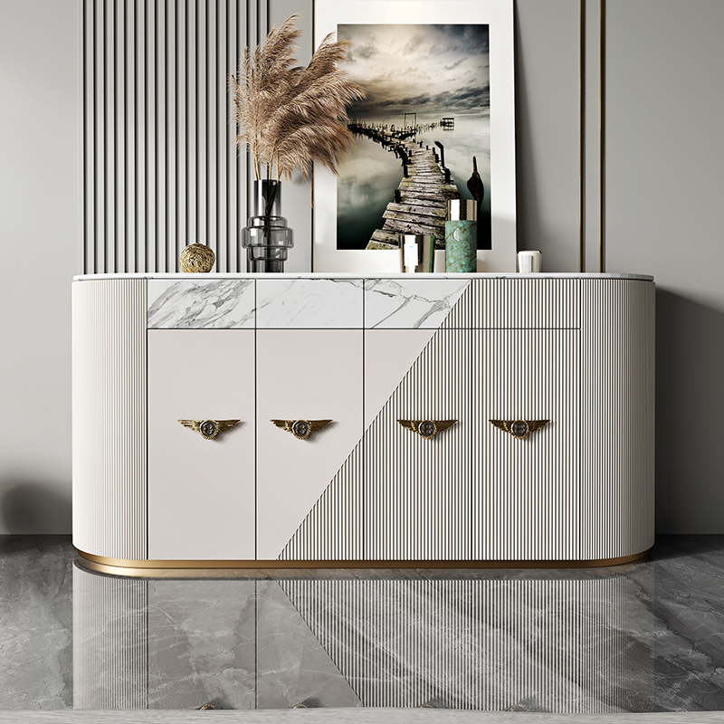 Light and luxurious closing cabinet minimalist entrance hall cabinet modern living room lockers large capacity floor cupboard-style decoration cabinet-Taobao