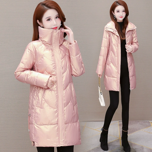 Глянцевый бархатный брендовый пуховик, куртка, коллекция 2022, утиный пух, 2023