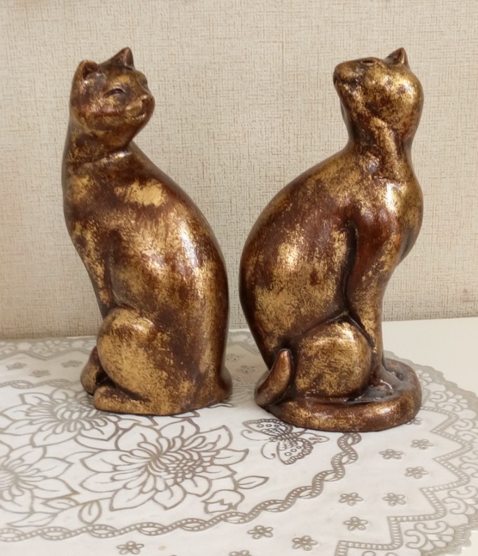 Eurostyle Creative Pendulum Book Blocking Retro Kitty Styling Bookcase Book Clip Book Stand Resin Small Cat Fancy Gift Cat-Taobao