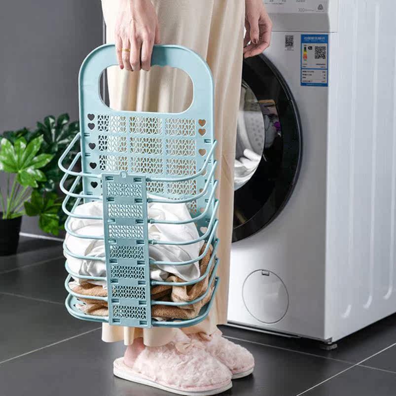 Large wall hanging folding dirty clothes covered basket toilet to house basket with dirty basket free punch