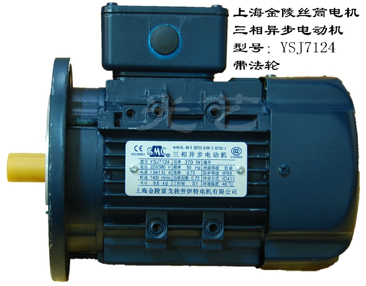 YSJ7124 Wheel Motor Shanghai Jinling Line Cutting Roller Motor with Farland Roulette Three - phase Asynchronous Motor