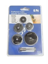 high speed steel saw blade steel small slicing woodworking plastic copper aluminum electric mill hanger grinding accessories 6 pieces mini small saw blade