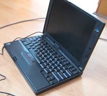 Antique notebook Old notebook IBM 560E normal display without hard disk collection