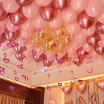 Tennis Red Wedding House Decoration Placement Romantic Balloon Suit Living Room Jewel Red Wedding Birthday Table White Wedding items